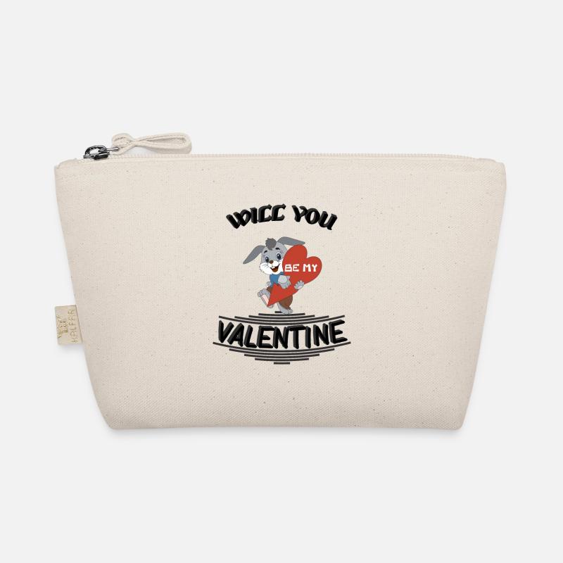 Will you be my valentine Bio-Täschchen