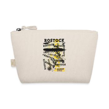 Rostock Germany City Skyline Home Love - Organic Pouch - nature - Front