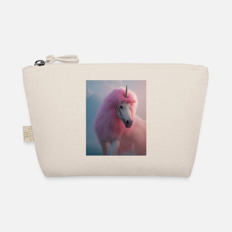 Dessin animé d’une licorne queer avec du rose Trousse biologique