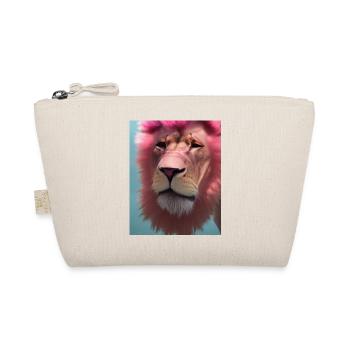 Comic Cartoon Drawing of a queer Lioness lion - Organic Pouch - nature - Front