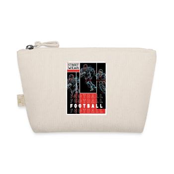 American Football Player Vintage Retro USA Sport - Organic Pouch - nature - Front