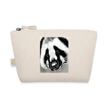 Blaireau (en allemand Dachs) dessin de portrait cool - Trousse biologique - nature - Devant
