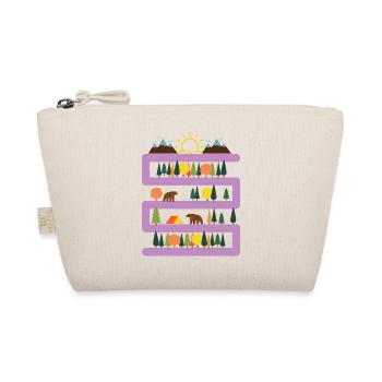 Adventure Travel Hiking Mountain - Organic Pouch - nature - Front