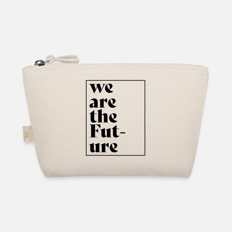 Auffälliges T-shirt "We are the Future" Bio-Täschchen