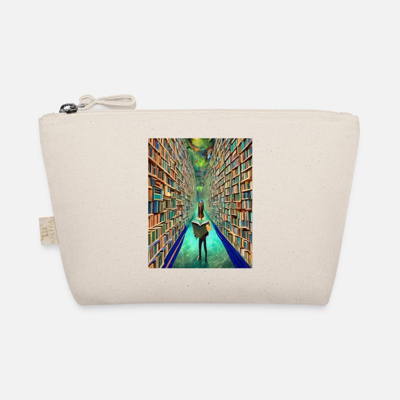 "Die Bücherei der Zeit" Bio-Täschchen