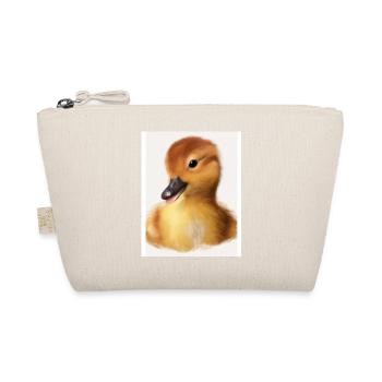 Baby duck - farm animal - Organic Pouch - nature - Front