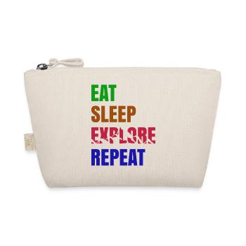 Nature Experience Hikers Hiking Statement Mountains - Organic Pouch - nature - Front