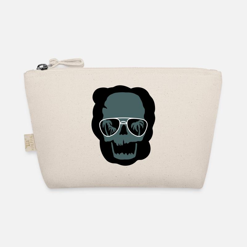 skull sommer - Bio-Täschchen - Natur
