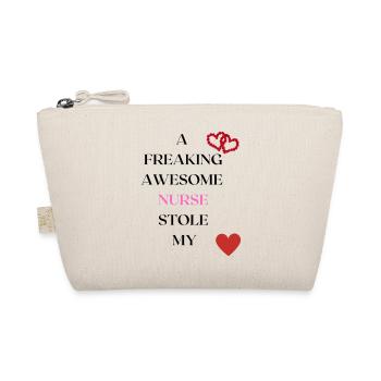 Travel Nurse Valentines Funny Red Heart - Trousse biologique - nature - Devant