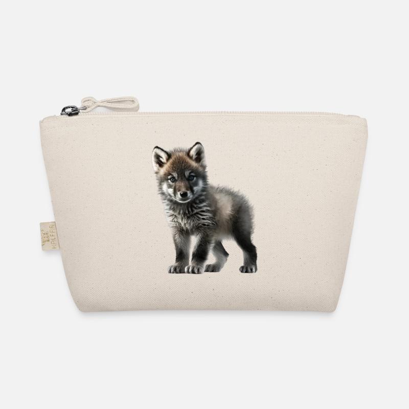Süßer Baby Wolf Bio-Täschchen