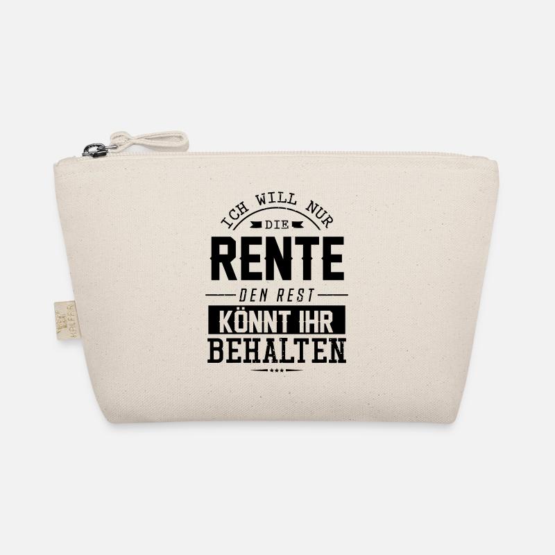 rente spruch Bio-Täschchen