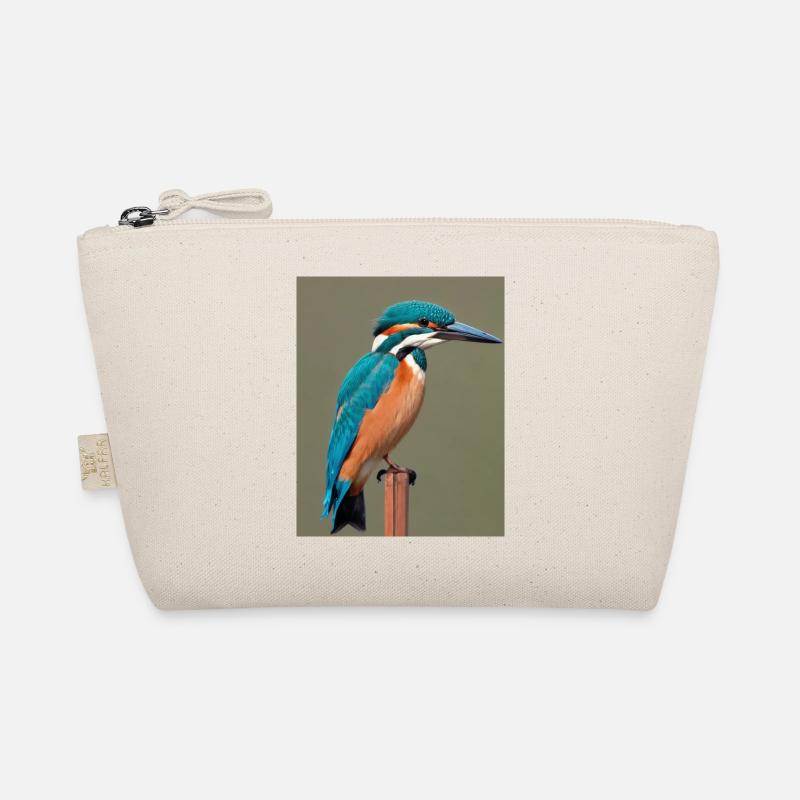 Eisvogel auf dem Ast Bio-Täschchen