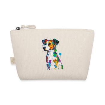 Chien coloré avec des éclaboussures de peinture - Trousse biologique - nature - Devant