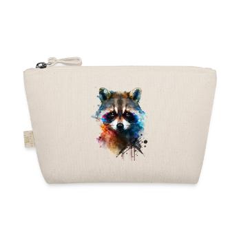 Raccoon Aquarelle Cool Art Motifs Protection du climat - Trousse biologique - nature - Devant