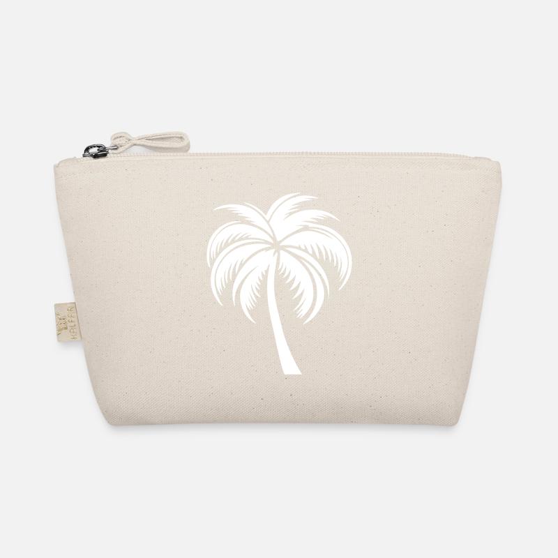 Palm Silhouette Symbol Organic Pouch