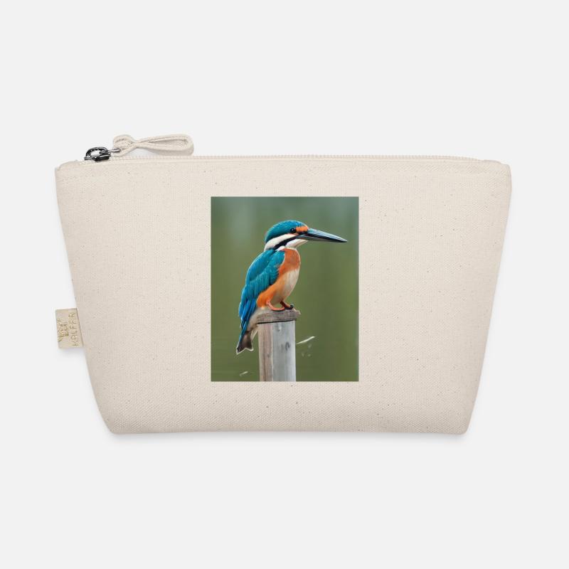 Eisvogel auf dem Ast Bio-Täschchen