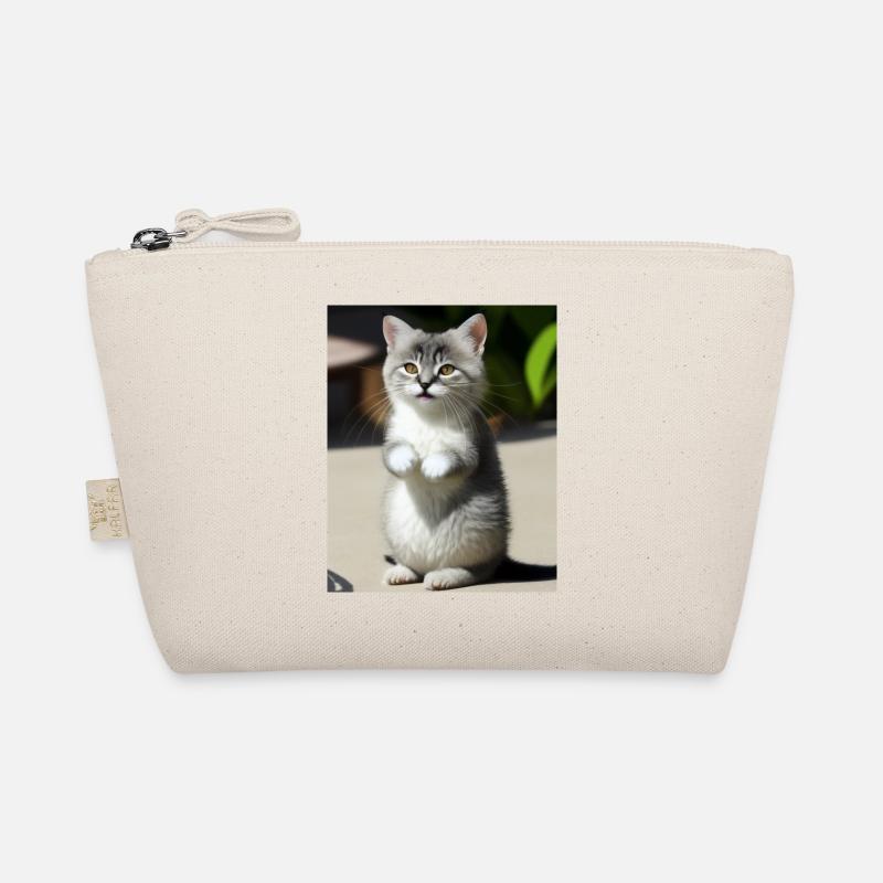 white persian cat Organic Pouch