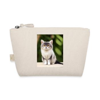 Weiße Perserkatze - Bio-Täschchen - Natur - Vorne