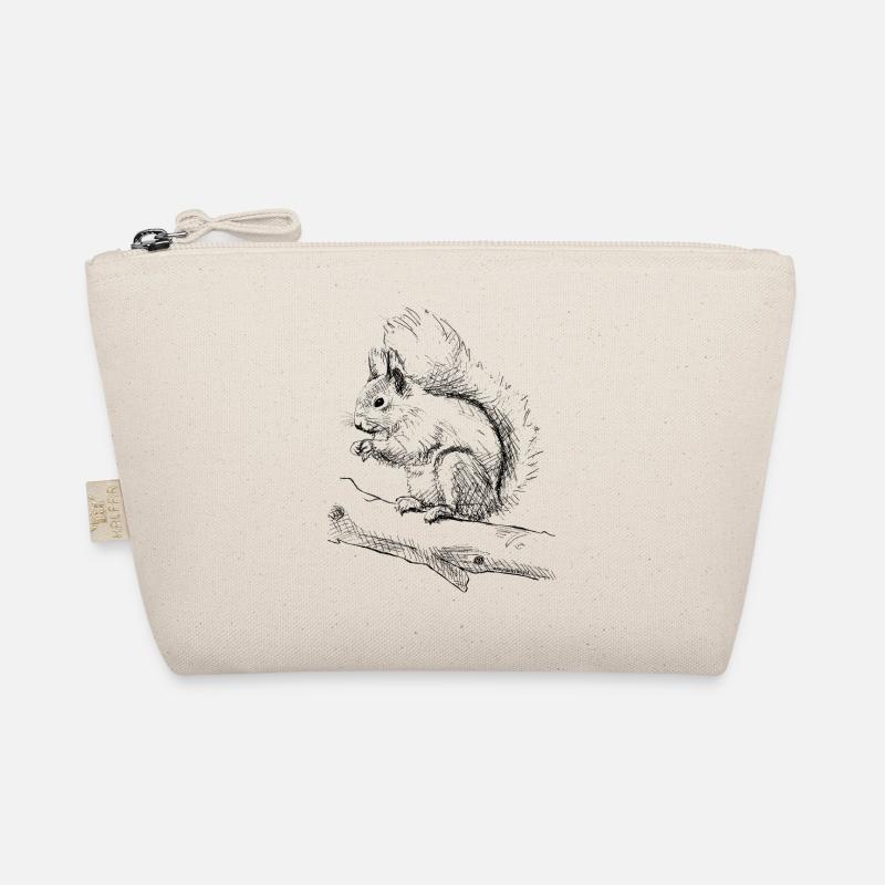 Squirrel - Organic Pouch - nature