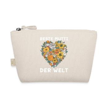 BESTE Mutti DER WELT Geschenk - Bio-Täschchen - Natur - Vorne