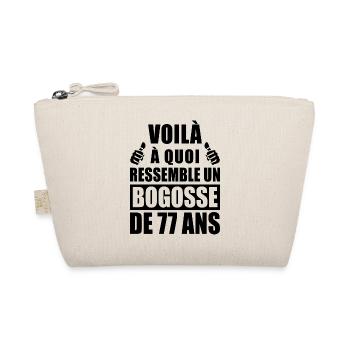 bogosse de 77 ans / cadeau anniversaire 77 ans - Trousse biologique - nature - Devant