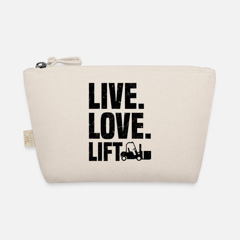 Gabelstaplerfahrer | Gabelstapler Beruf Geschenke Bio-Täschchen