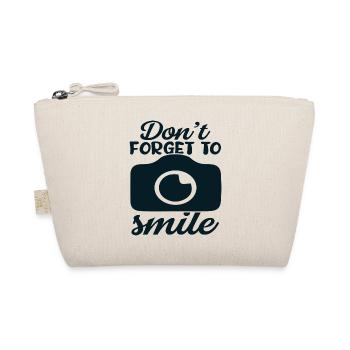 Don ́t forget to Smile - Organic Pouch - nature - Front