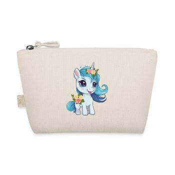 Licorne Fleurs Magie Fantaisie Dessin Animé Art Coloré - Trousse biologique - nature - Devant