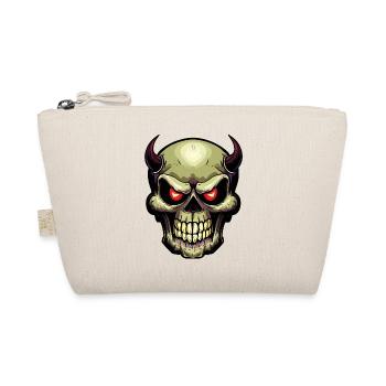 Skull - Organic Pouch - nature - Front