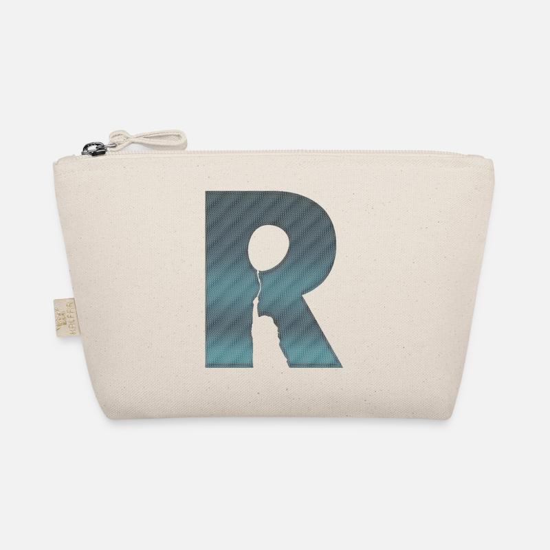 Optical illusion art psychadelic retro forms R Organic Pouch