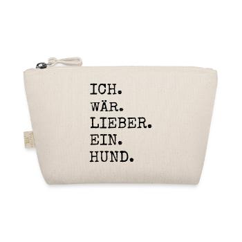 statement doggie schäferhund hundehalter haustier - Bio-Täschchen - Natur - Vorne