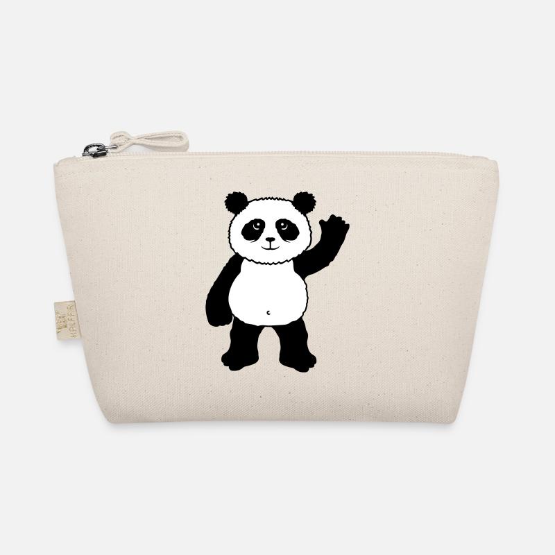 Debout panda ours vagues amicales Trousse biologique