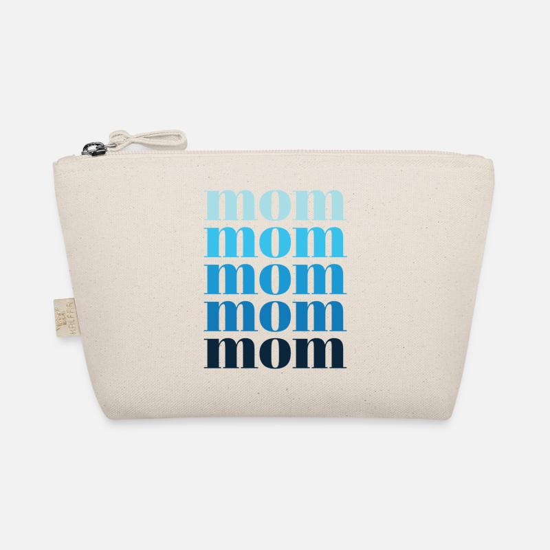 Mom Blue - Organic Pouch - nature