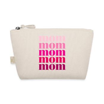 mom mom mom rosa - Bio-Täschchen - Natur - Vorne