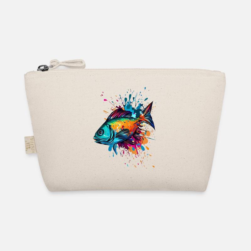 Colorful fish Organic Pouch