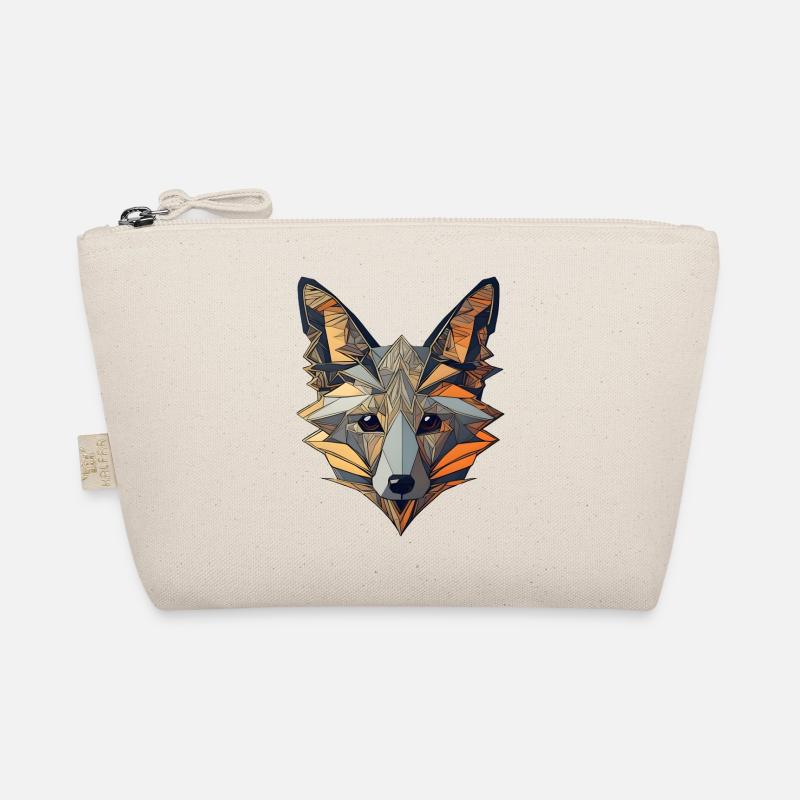 Abstract Art Fox Organic Pouch