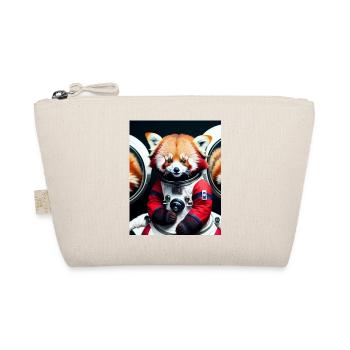 Astronaute panda rouge - Trousse biologique - nature - Devant
