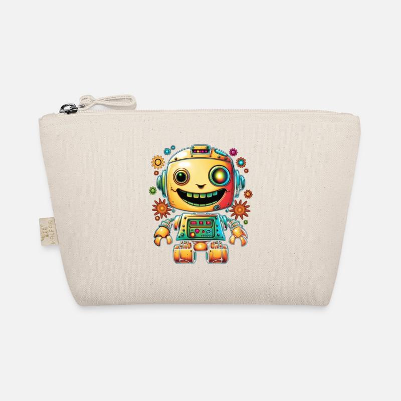 Neon Robot Pop Gear Organic Pouch