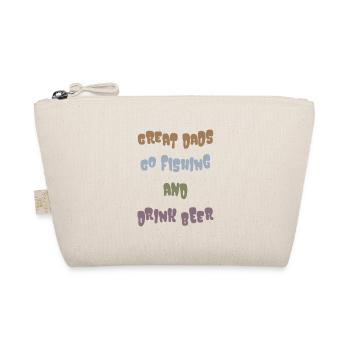 Angeln Papa Vatertagsgeschenk - Bio-Täschchen - Natur - Vorne