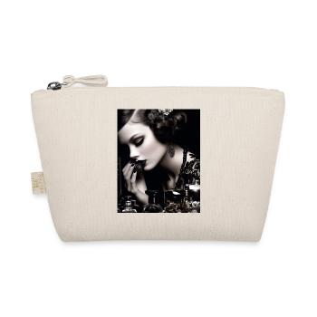 Beautiful woman black & white - Bio-Täschchen - Natur - Vorne