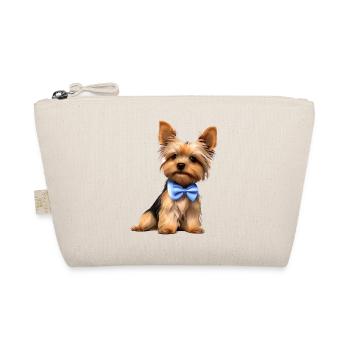 Puppy Yorkshire Terrier Dog Owner Dog - Organic Pouch - nature - Front