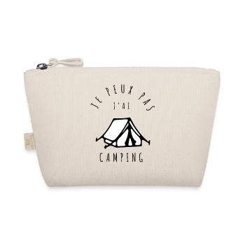 CAMPIng Je peux pas, j'ai camping - Trousse biologique - nature - Devant