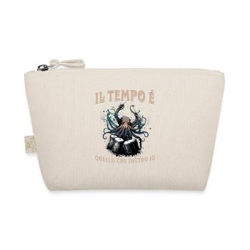 Il Tempo Quello Che Decido Io Strumento Musicale - Bio-Täschchen - Natur - Vorne