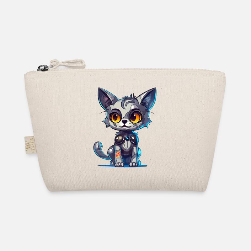 Cyborg kitten Organic Pouch