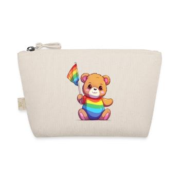 Love is a Bear Necessity - Organic Pouch - nature - Front