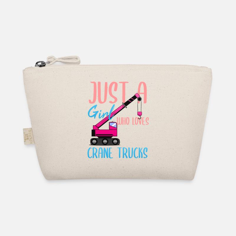 Excavator Construction Site Construction Worker Girl I Gift Organic Pouch