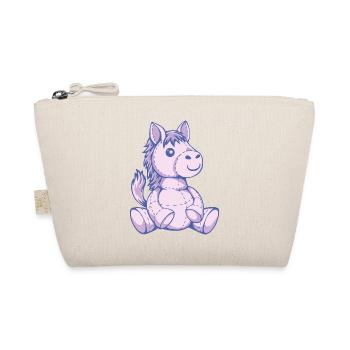 Cheval animal en peluche mignon - Trousse biologique - nature - Devant