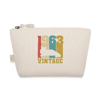 1963 Vintage Cat Maine Coon - Organic Pouch - nature - Front