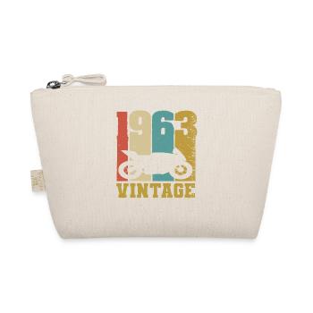 1963 motorcycle vintage - Organic Pouch - nature - Front