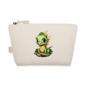 Mignon bébé dragon - Trousse biologique - nature - Devant